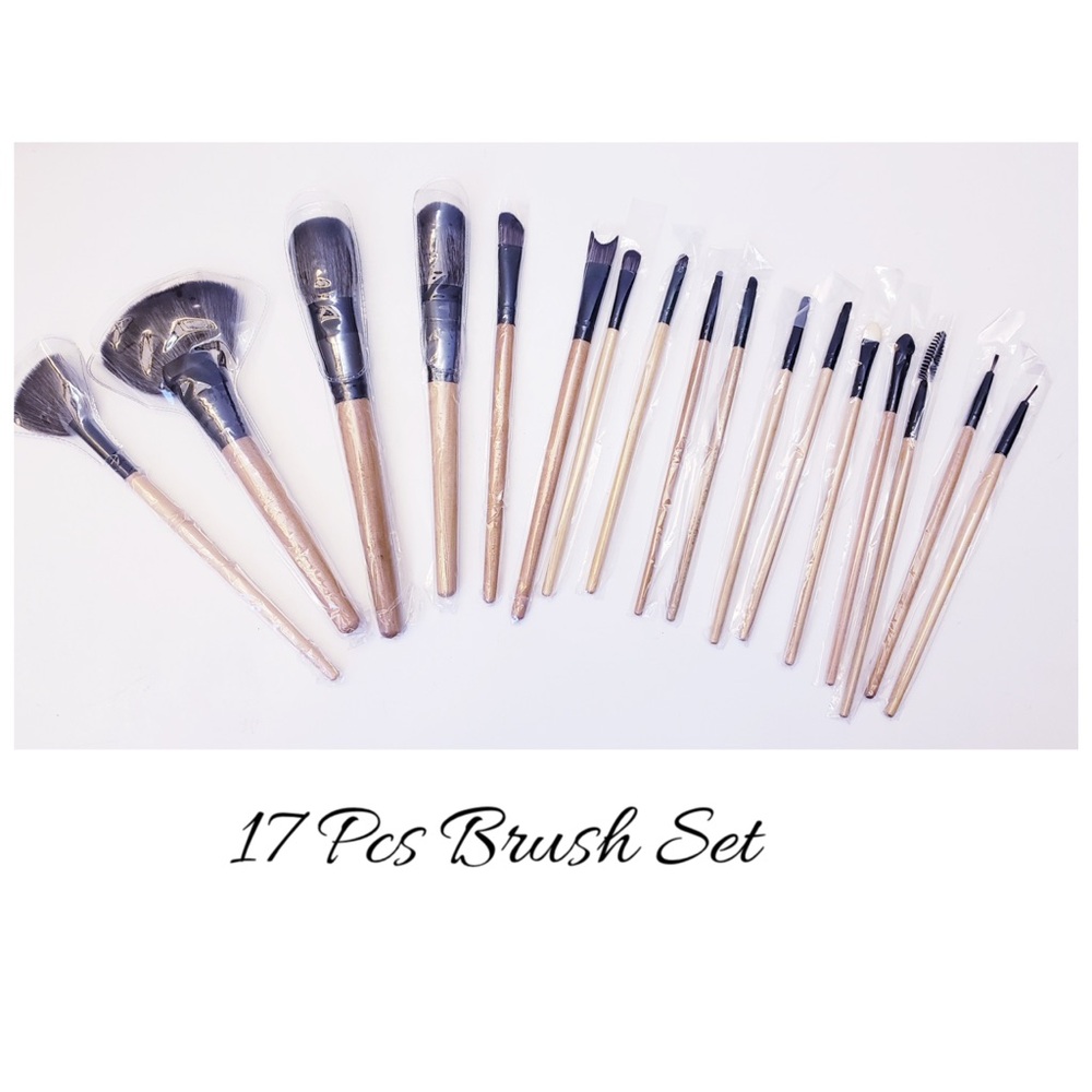 17 Piece Makeup Brush Set